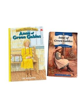 Anne of Green Gables Book Bundle Illustrated Hardcover + Classic Edition